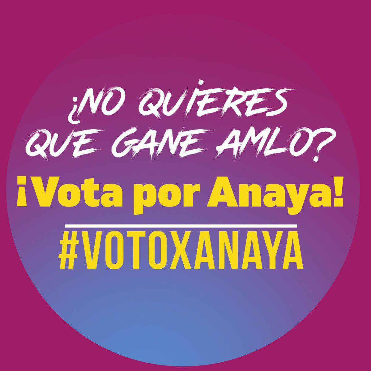 AldoRC10's tweet photo. Es momento de actuar estas a tiempo. Ve a tu casilla y vota por el único que le puede ganar a Lopez Obrador . ¡Vota por Anaya!
#VotaXAnaya #VotoUtilPorAnaya https://t.co/uJnUlzR0z3