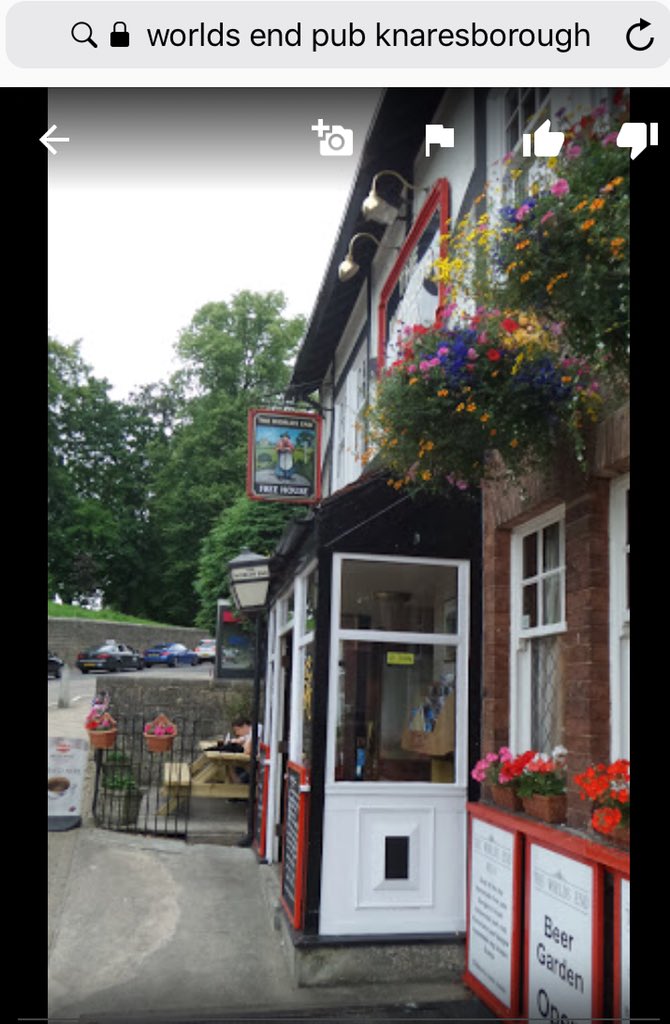 firogers3's tweet photo. Thanks to Worlds End Pub Knaresborough finding my lost elderly deaf dog after 2 hours searching tonight relieved to get call to say safe n sound & βnothing to drink but had a sausage!β #pets #thankyou #WorldsEndPub https://t.co/lFaffvjMJJ