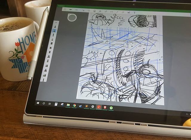 bronkula's tweet image. #drawing #comics at #maxfields with @shmevus