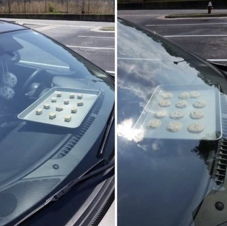 leftcheats's tweet image. Don’t put #dogs in cars on hot days, they DIE! 

Put dough balls instead, they turn into cookies and make your car smell lovely! 

#RandomFactOfTheDay