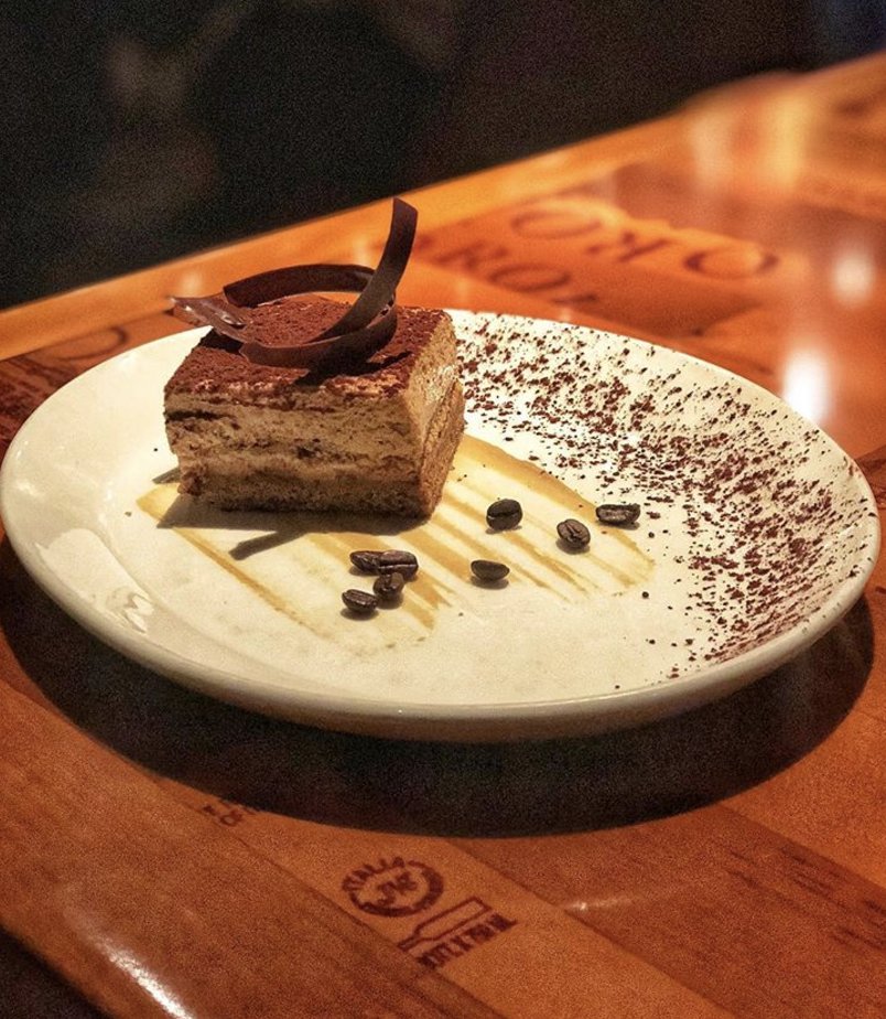 Our Tiramisu is sittin' pretty...but it tastes even better! #casanonna #nyceats #nycitalian #tiramisu