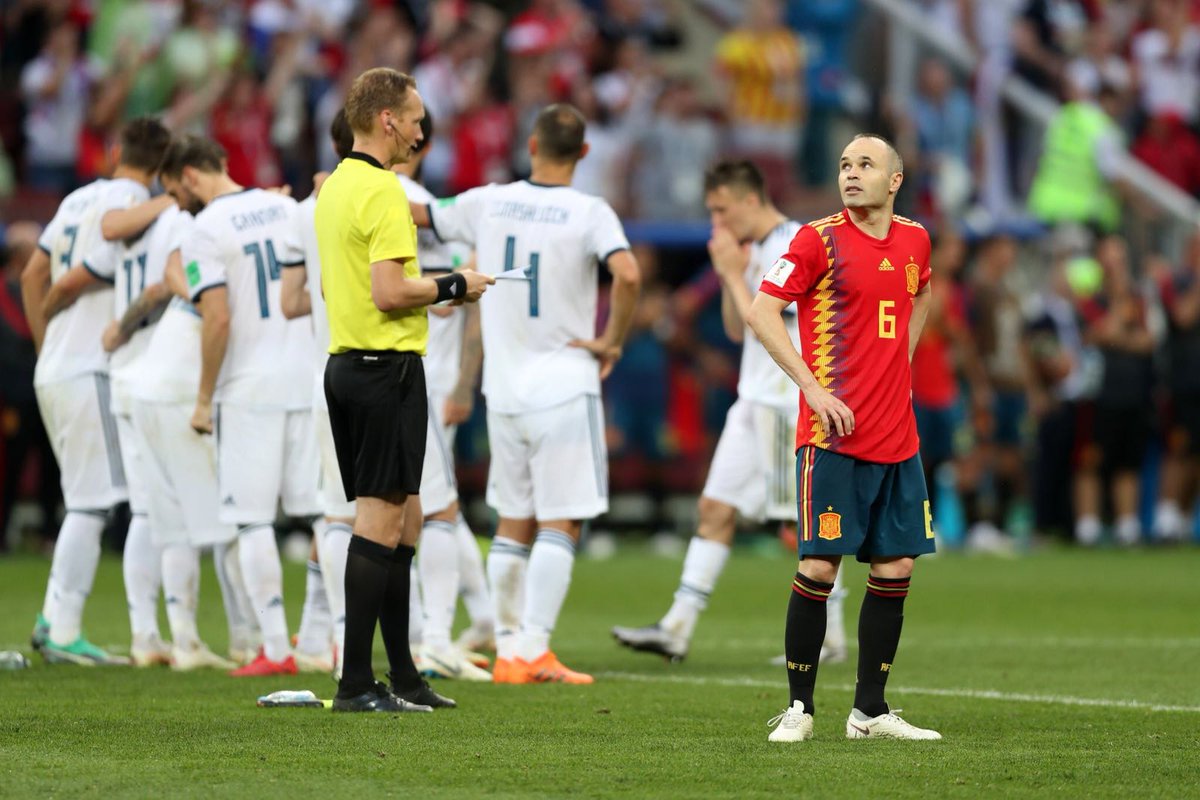 singh_19999's tweet photo. "Sometimes the endings are not as one dreams," he added. "It is the saddest day of my career."
Man of the Match in the 2010 #WorldCup and Euro 2012 finals.
Andres Iniesta won it all for #ESP over a 13-year international career.
International Retirement.
#Legend
#DonIniesta https://t.co/VRvm6wC76o