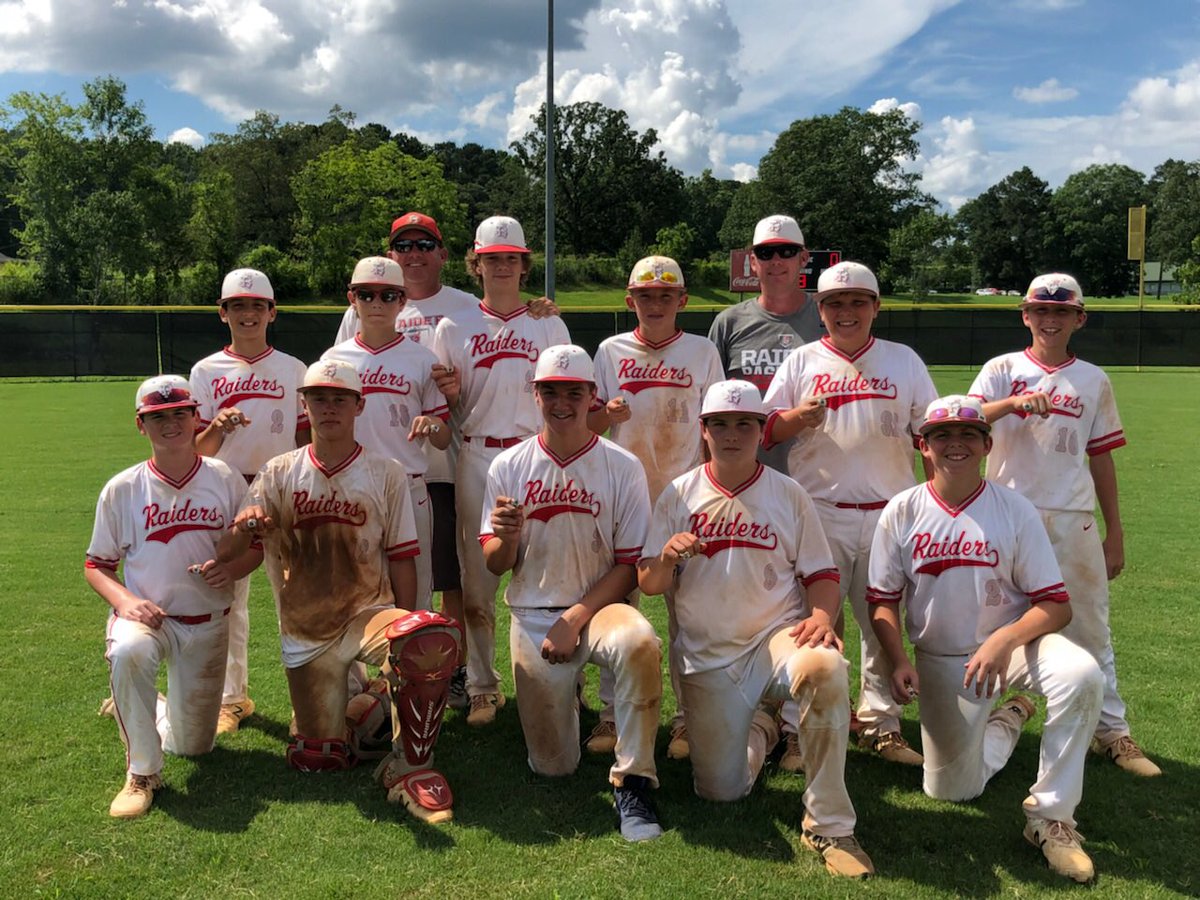 RaiderBC_Chatt's tweet photo. RBC 13U is your 2018 Choo Choo World Series Gold Bracket winner! Great momentum heading to @SNationalsBB in two weeks! https://t.co/VQvXG8Fjz7