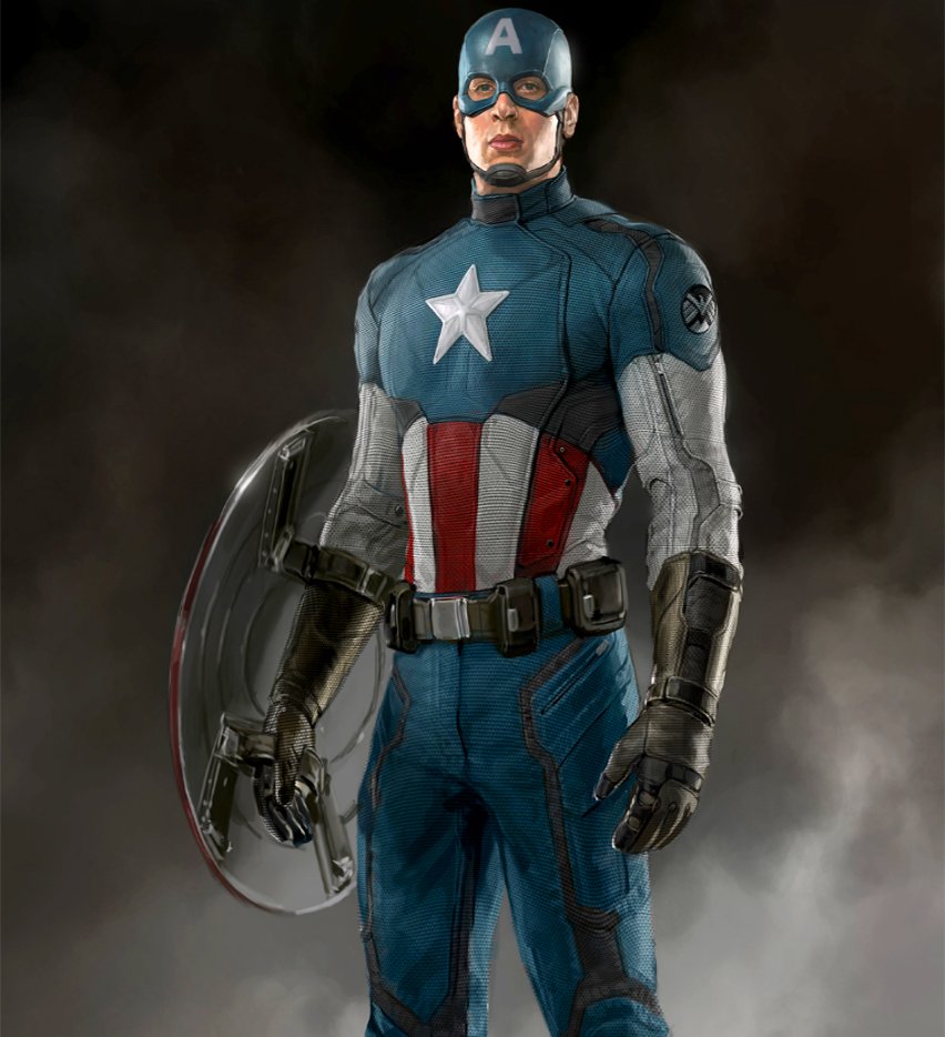 MCU News & Tweets on Twitter: "An unused Captain America suit design