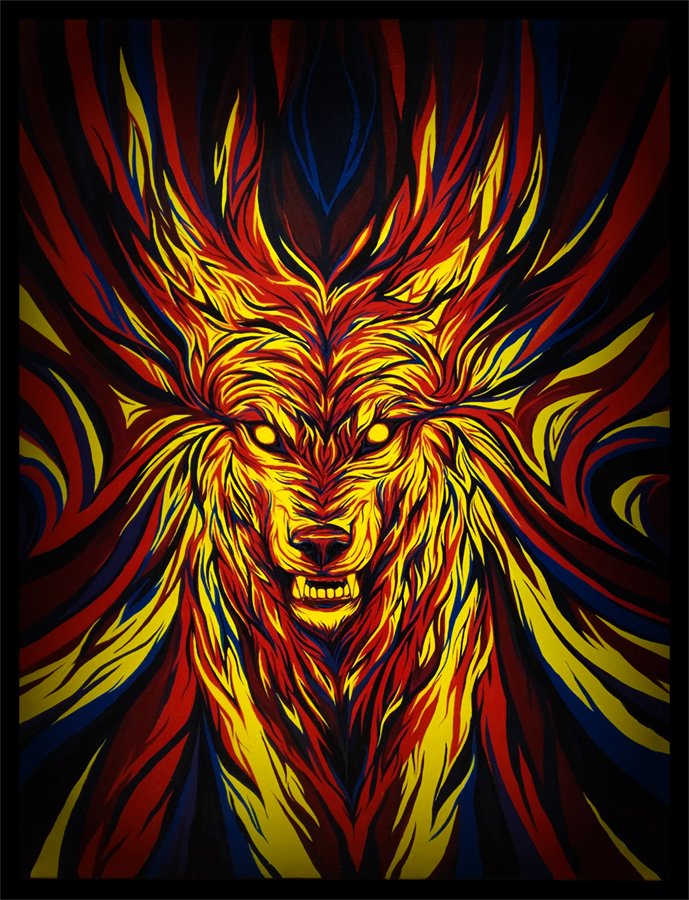 Dividedwolf's tweet photo. Und das letzte Bild für die #East8 Artshow https://t.co/4QQ3w79CCV
