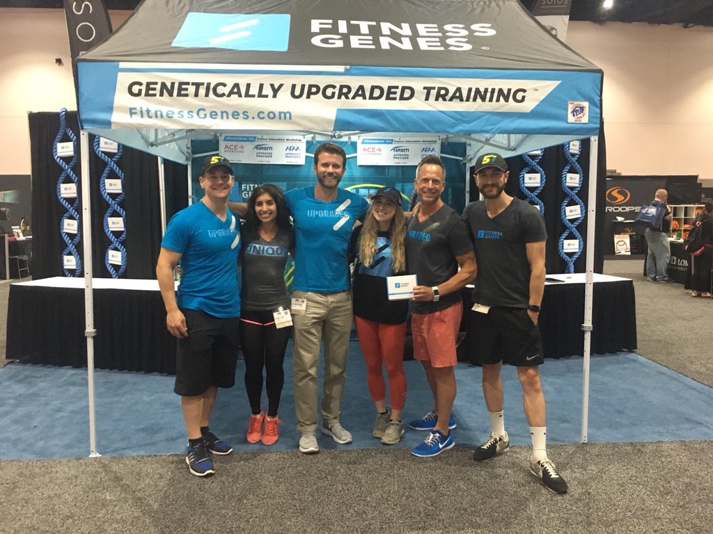 alex_auld's tweet photo. Some week with the @fitnessgenes team in San Diego for @ideafit! Thanks to all who came along to chat, spit and start their journey as a #FGPro 👊🏼
Now time to head back to London for another busy week with our UK based partners!
#FitnessGenes #IdeaFit #FitnessGenesPro #FGPro https://t.co/gOf74E5k9g