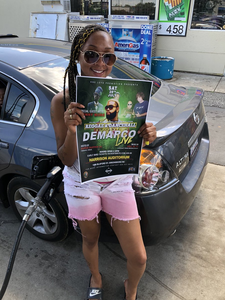 Demarco will be at Harrison Auditorium on The campus of North Carolina AT&amp;T July 28 performing live early bird tickets on sale right  at eventbrite.com also performing live is International artist Menny More Music by BBC hi-fi straight out of Brooklyn New York