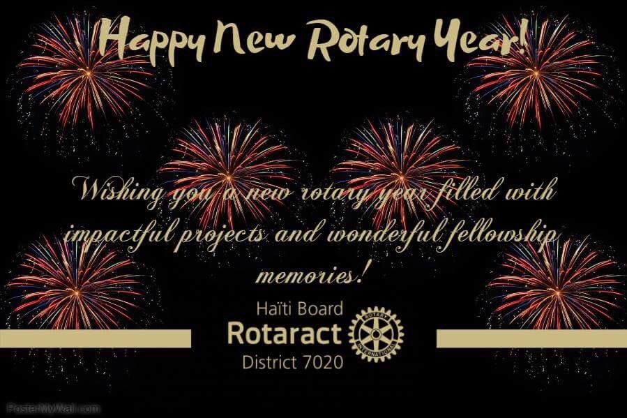 Qu'en cette nouvelle année rotarienne, la passion de servir vous embrase, que votre leadership soit une source d'inspiration au sein de votre communauté.
Bonne Année Rotarienne!
#RotaractHaïtiBoard #RD7020 #ServingBeyondStigmas #BeAnInspiration #NewRotaryYear