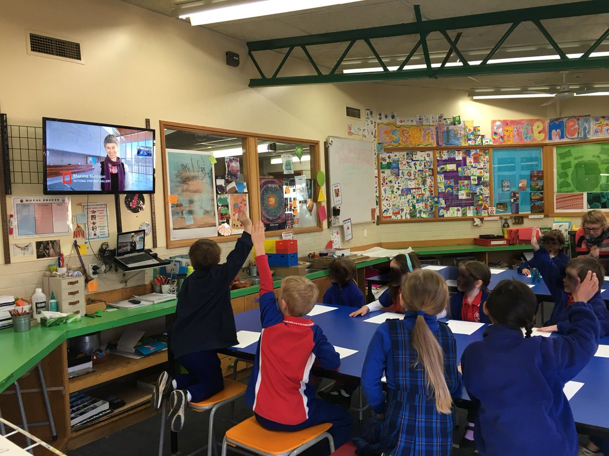 jwmcdevitt's tweet photo. Can’t get to the gallery? Have the gallery come to you! Today our fantastic Year 1 students participated in a NPG incursion as part of our inquiry into How we express ourselves. #pypchat #ACTeducation https://t.co/fLWwlcn6fx