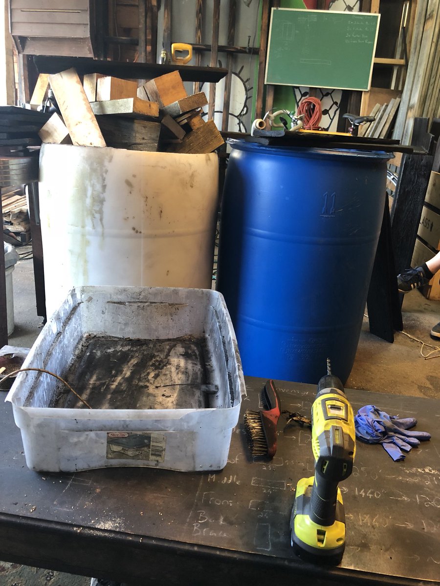 BMitchellMSU's tweet photo. Helping the @MSUbats build a different style of bat houses
#BatAssociation #bats #msu https://t.co/SIqPdHTkIS