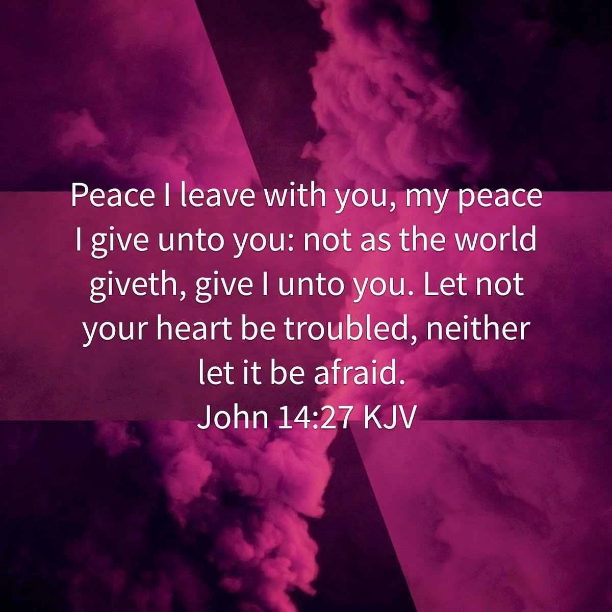 Mandy Sg On Twitter Peace I Leave With You My Peace I Give Unto You Not As The World Giveth Give I Unto You Let Not Https T Co Vesav7fafj Https T Co Pcpyvkmwl6