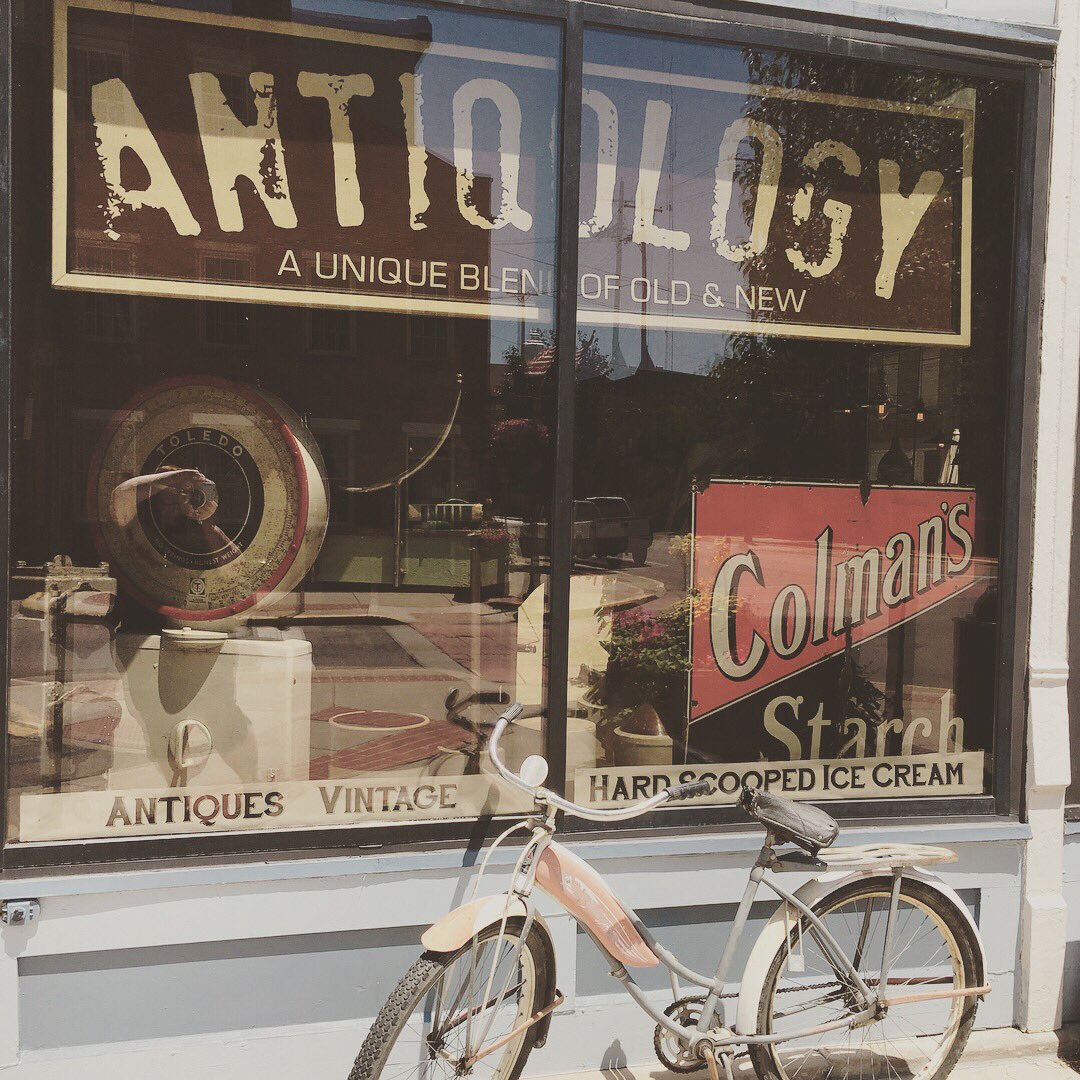 WhoaIndiana's tweet photo. Found THE best little shop on our Sunday drive!  Got some yummy ice cream and drinks, including a delicious draft root beer @antiqology! The owners are very friendly.  We’ll be back for sure! #coolspot #shoplocal #sodashop #Fibberts #zuberfizz #huntington #whoaindiana https://t.co/6V8FaAJtFk