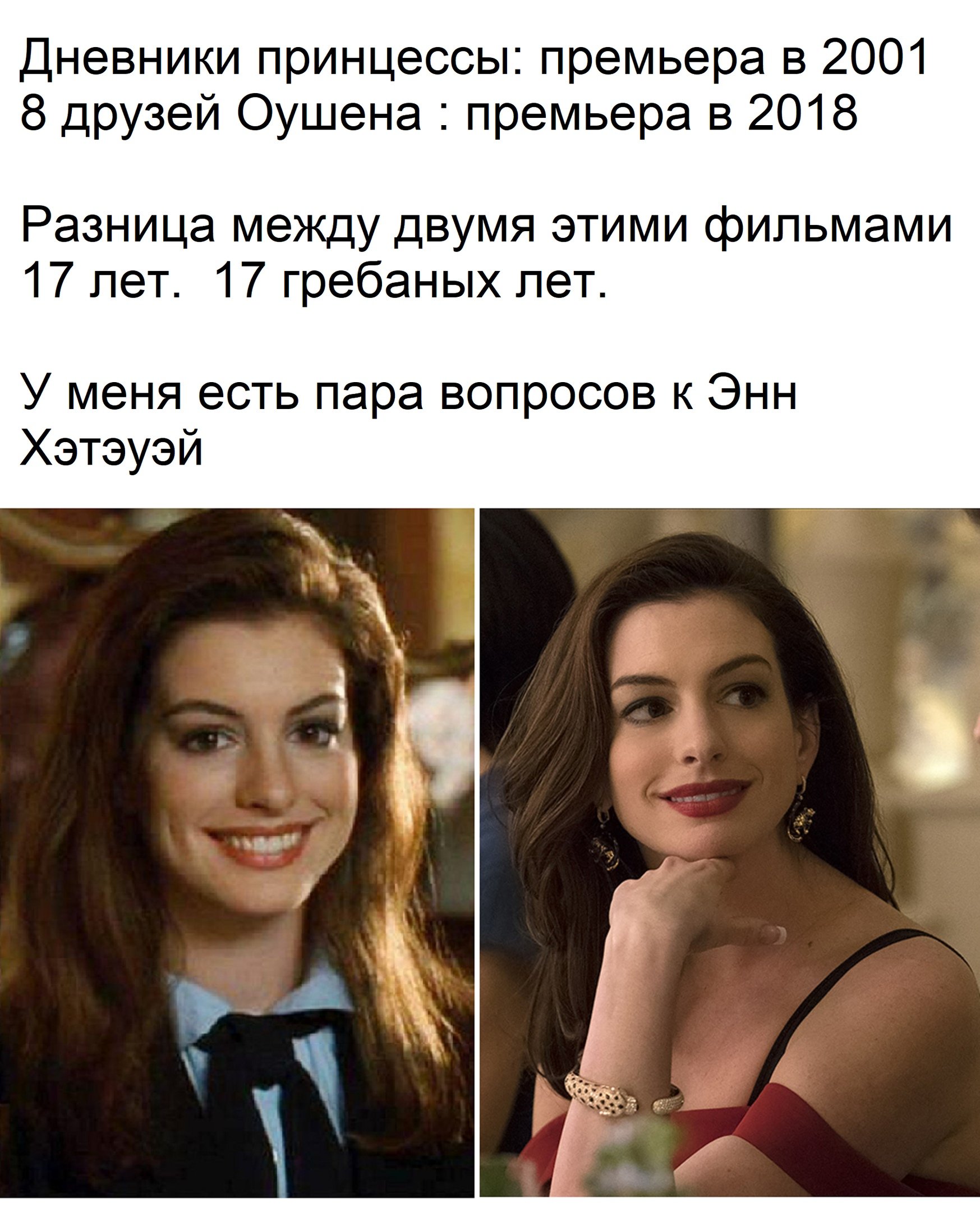 Энн Хэтэуэй секрет молодости