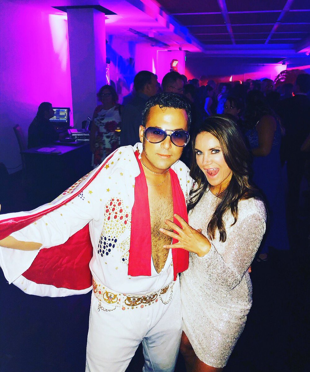 Kingnickrusso's tweet photo. Idk if Twitter is ready for this but Elvis was in @DowntownHouston this weekend. At the @Mix965Houston #PromDoOver at the @JWMarriott https://t.co/tuQLKlh80Q