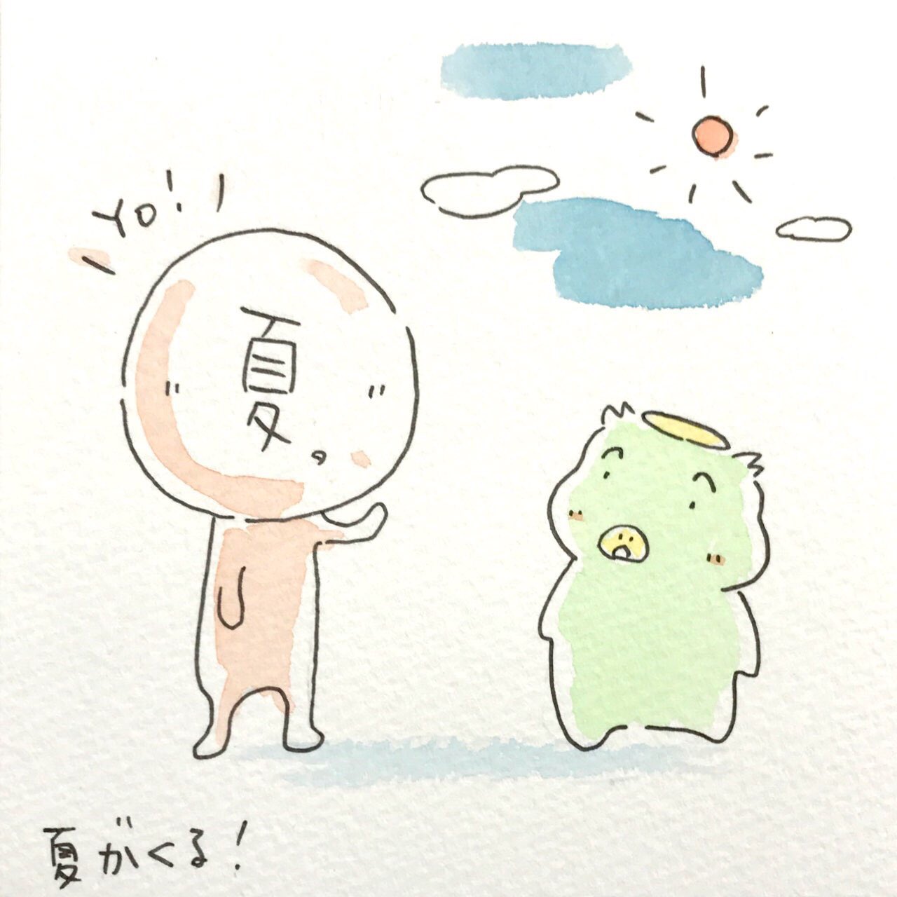カッパ創作基地 Auf Twitter 夏がやってくる カッパのケロくんときゅうりくん カッパ かっぱ 河童 妖怪 ゆるいイラスト かわいいイラスト イラスト 癒し 落書き 食べ物 食べ物イラスト 長野市 絵描きさんと繋がりたい カッパ創作基地 Auf Twitter 夏がやってくる カッパのケロくんときゅうりくん カッパ かっぱ 河童 妖怪 ゆるいイラスト かわいいイラスト イラスト 癒し 落書き 食べ物 食べ物イラスト 長野市 絵描きさんと繋がりたい