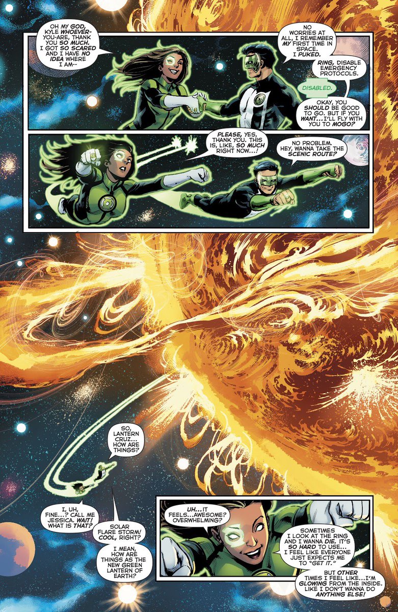 bestofrayner's tweet photo. “Hey... I just realized, I used to have your job!”
— Green Lanterns #22 (2016) https://t.co/x5yfEqE1XG