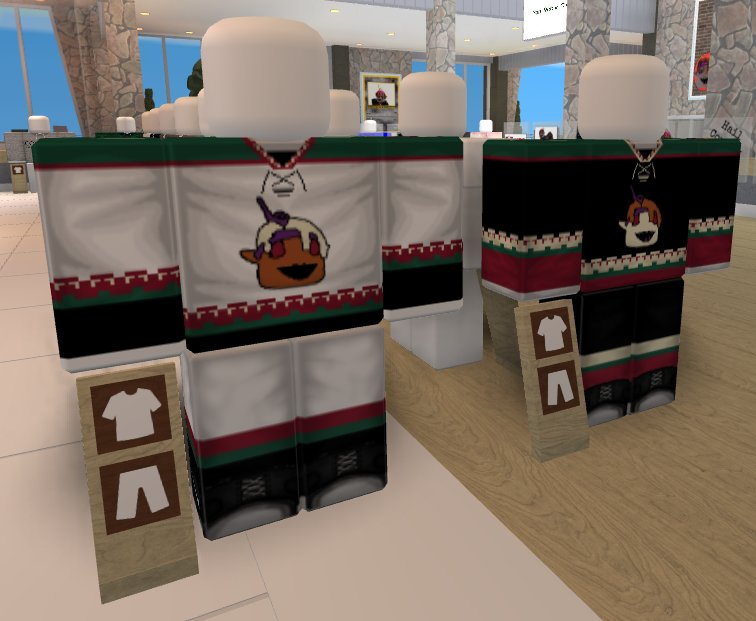 Lord Cowcow On Twitter Cowcow Roblox Hockey Jerseys Now Available At Cowcow S Clothing Store Inspired By The Old Phoenix Coyotes Jerseys Https T Co Tmpqduimsd Https T Co Gn0mulqxlu - momo jersey roblox