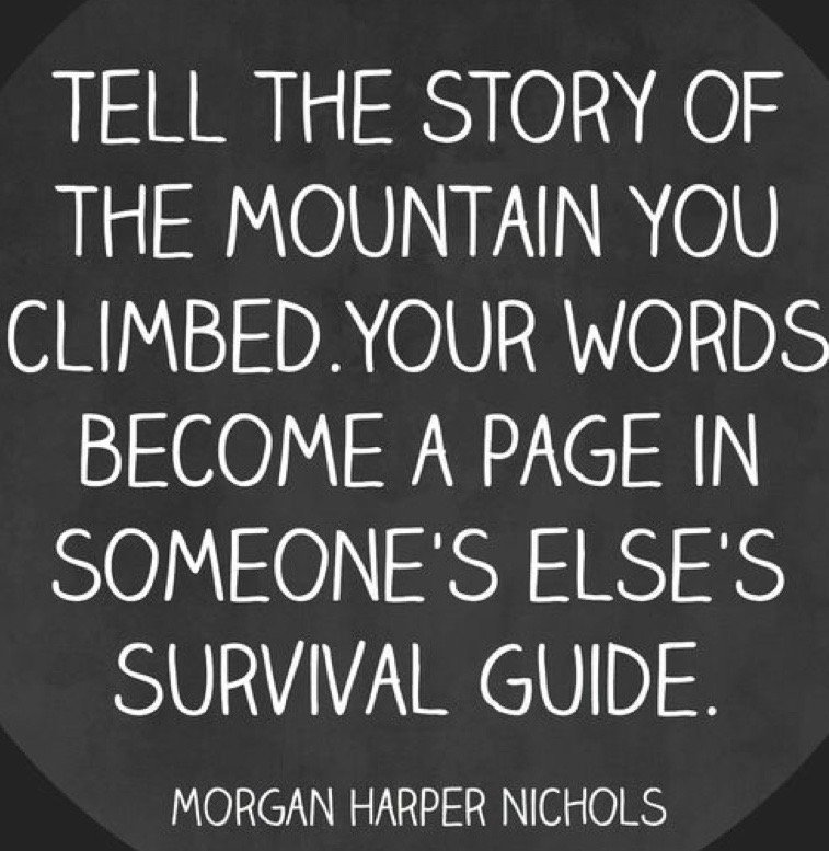 #hopeholdonpainends #speakyourtruth #keepclimbing #mentalhealthmatters💚 #yourstorydoesntendhere #sayshutup #weoureachotherssurvialguide #youarenotalone