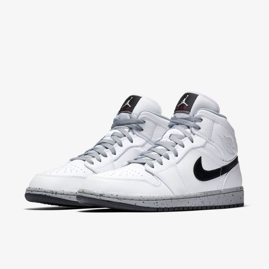 jordan 1 mid white cement