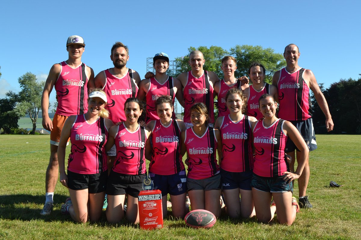 BuffalosTouch's tweet photo. Dundee STS Champions! Thanks to the @scottishtouch &amp; @dundeetouch; to the worldwide referee contingent and our opposition for fun games played in great spirit. And congrats to Scott who earned his L1 Ref Badge!
#buffalos #buffamily #jointheherd #feelthestampede #cupwinners https://t.co/WI9zwwBs4L