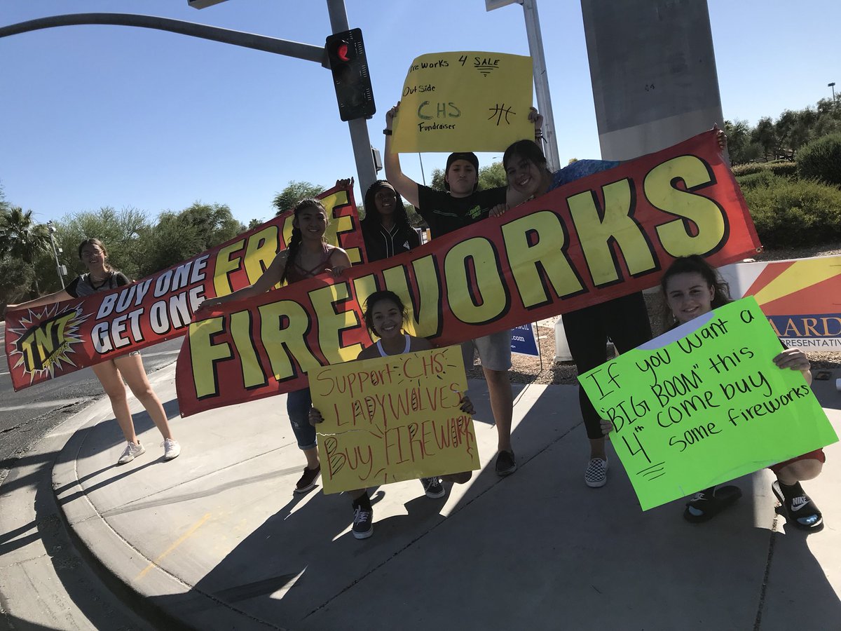 LadyWolvesGBB's tweet image. We r still here! Working hard to sell our fireworks! Come support us! 2 locations! Ray and McClintock &amp;amp; Scottsdale rd and Thomas!! #thingsthatgoboom #EXCELlence