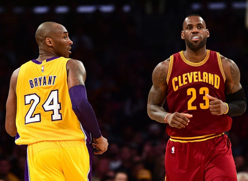The greatest Laker of all-time and Kobe.