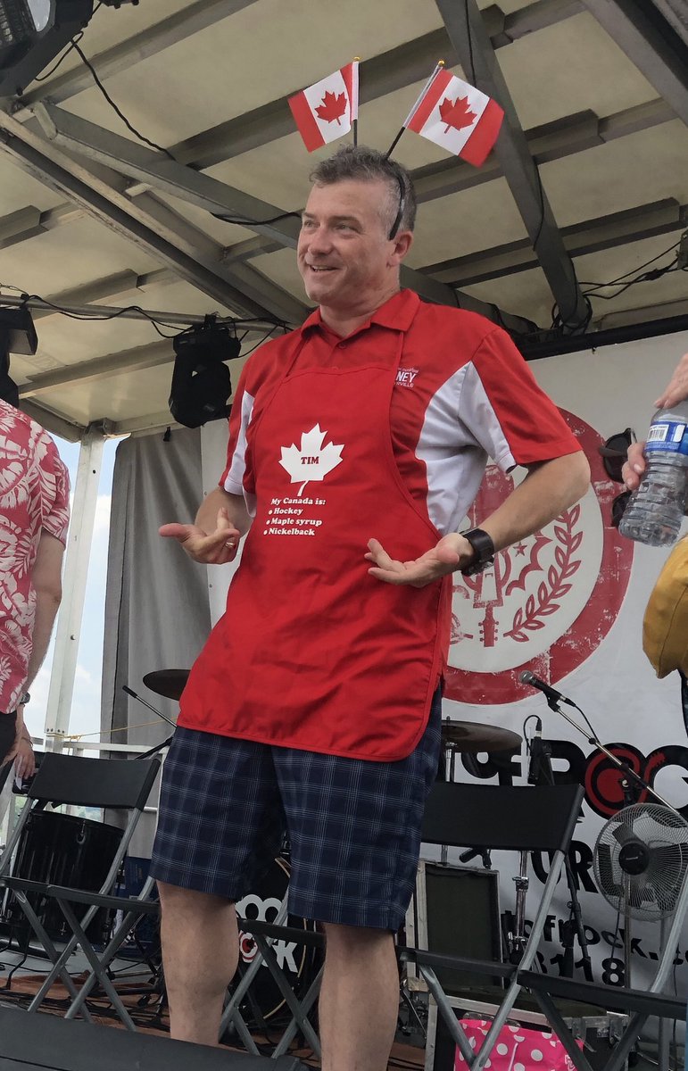 Although he was the only one wearing an apron, <a href="/TimTierney/">Tim Tierney</a> wasn’t the only one cookin’ out there!