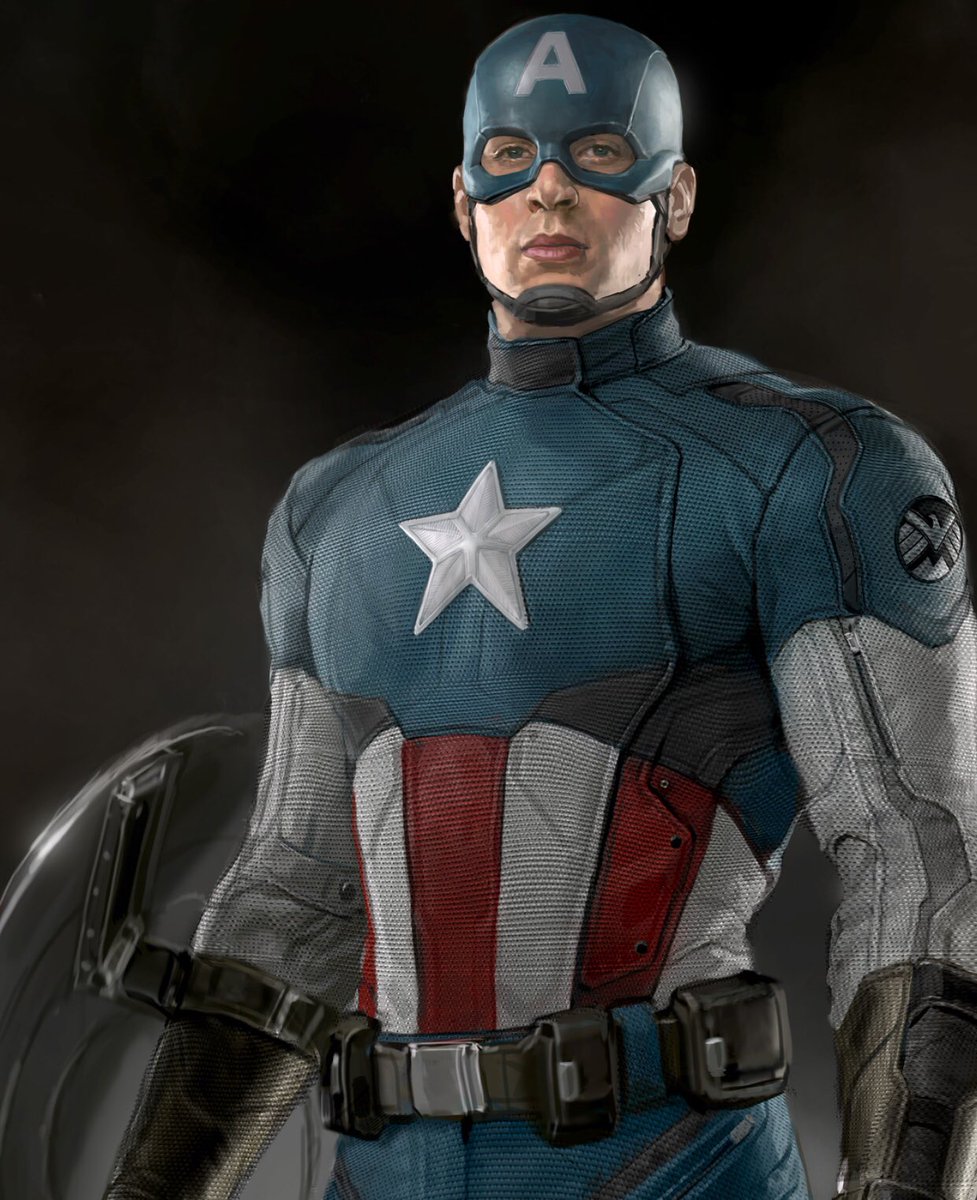 Marvelous Realm on Twitter: "Unused Captain America design from Captain