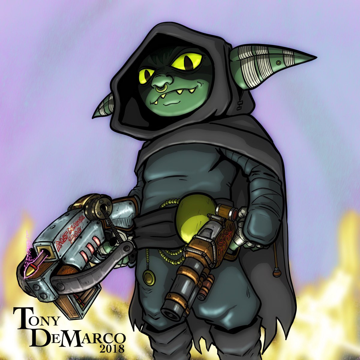 Uh oh...#Nott has a new crossbow, the Tinkertop Bolt Blaster 1000 \u0026 she  pilfered a gun from a guard...is Nott becoming the new #Percy, the master  of ranged weapons? #criticalroleart #criticalrolefanart #critters #, image size:1200x1200