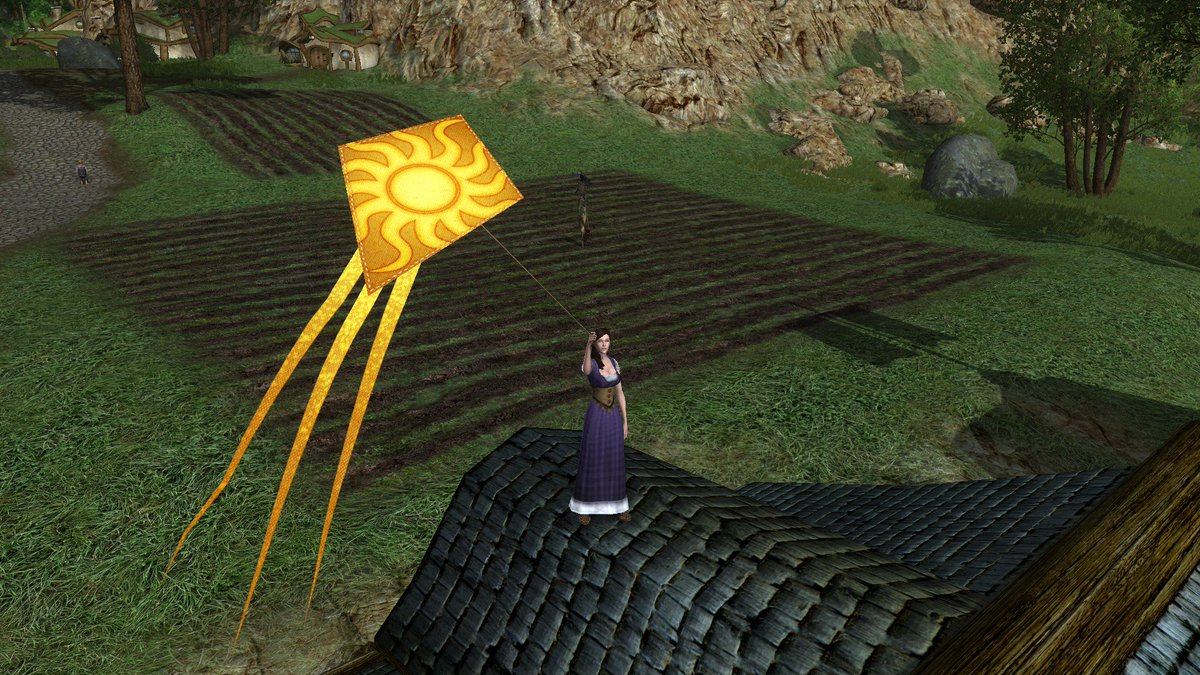 slow_typer's tweet photo. It's my first summer festival and I'm absurdly happy about this kite. I want to carry it everywhere! 

#lotrofamily #lotro https://t.co/BtcaljNDBZ