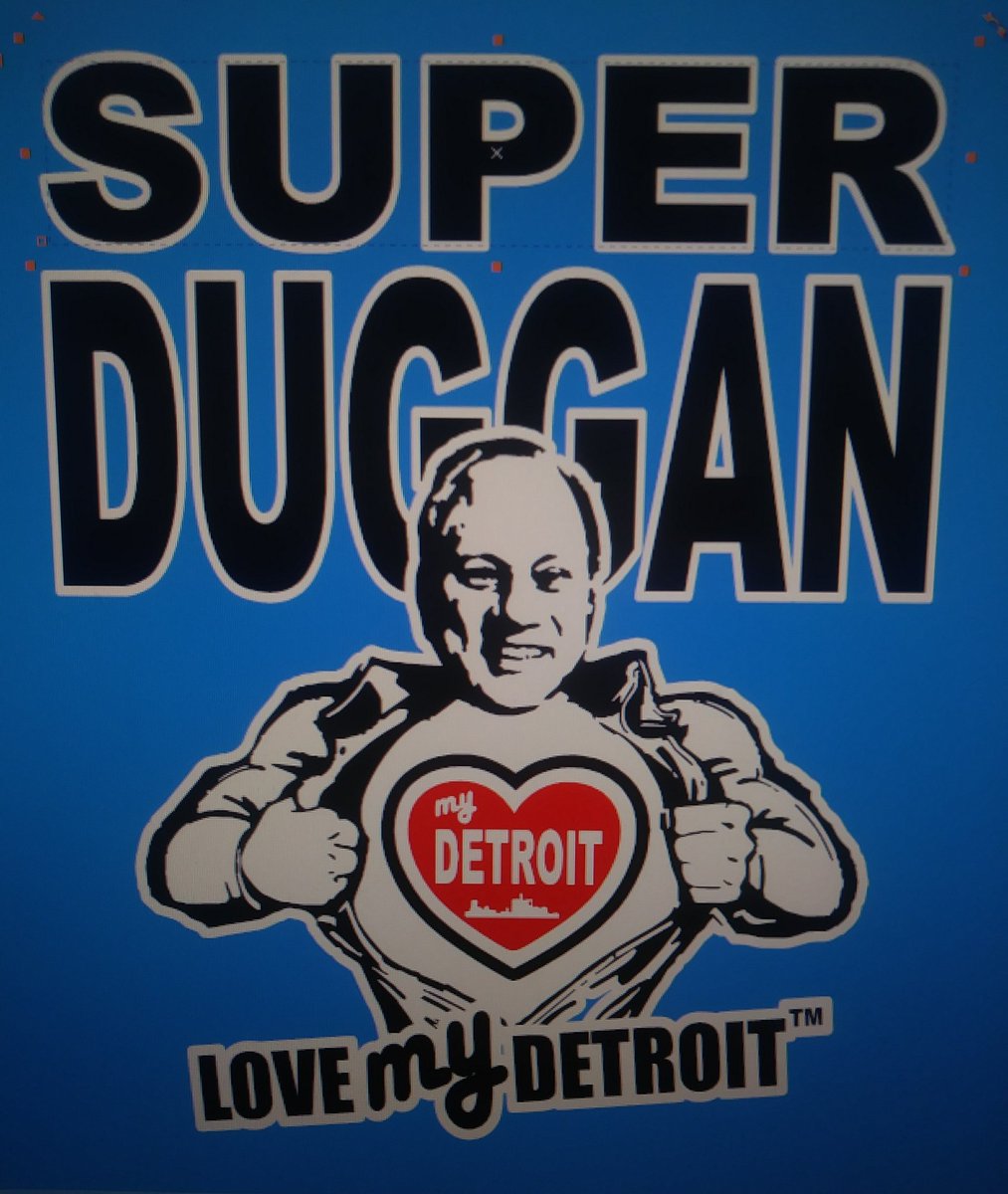 LoveMyDetroit's tweet photo. The LMD: Super Duggan Edition @MayorMikeDuggan #lovemydetroit #classic #detroit #tshirt #designs #motown #motorcity https://t.co/wTPgbuelR6