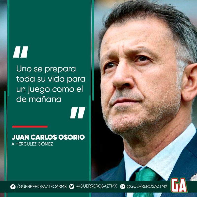 🗣️ Mañana nos jugamos el partido de nuestra vida, y Juan Carlos Osorio lo sabe...

#NadaNosDetiene #HastaElUltimoAliento