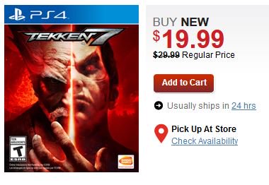tekken ps4 gamestop