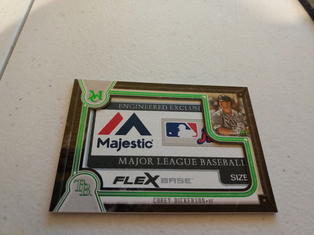 SBBTweet's tweet image. Congrats to Tom L who pulled this #laundrytag #oneofone @MCoreyDickerson from @Topps 2018 Museum Collection Baseball #2.  More Museum Here: sbb.rip/1SHByjM  #SBB #groupbreaks #casebreaks #sportscards #thehobby #boom #collect