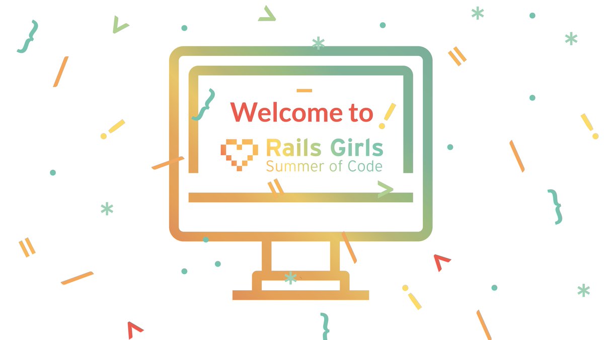 RailsGirlsSoC's tweet photo. Welcome to #RGSoC teams Sunshine, 101 Days of Summer, $we init, Sectumsempra, Team Rubies and DelSquared! 🎉 https://t.co/O8VaO3B5GM