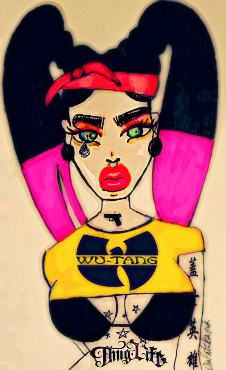 artbycarmelita's tweet photo. #artbySakuraKatakana #art #artwork #artists #drawing #pencil #gelpens #wutang #wutangclan #hiphop #wumami #36chambers #ripodb https://t.co/HPp1KkFZmJ
