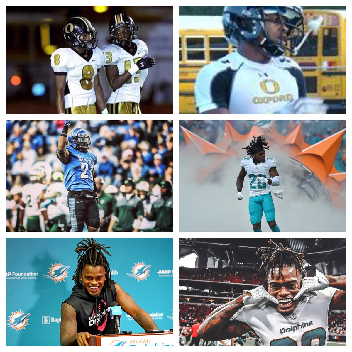 OldGoldFB's tweet photo. Bobby McCain
Oxford ➡️ Memphis➡️ Miami Dolphins
#GoBigO #NFLReady #CommitToTheO https://t.co/lrScc83Xtu