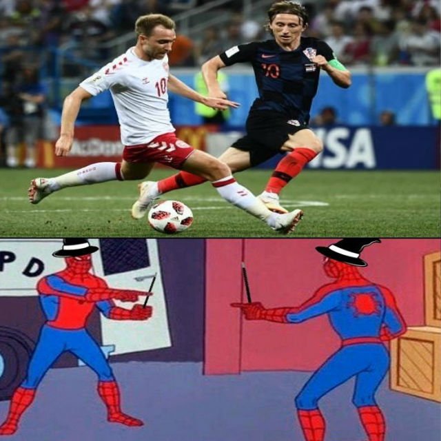 Se encontraron los magos. Croacia 1 - Dinamarca 1 (3-2 penales Croacia). #Rusia2018 #DENCRO