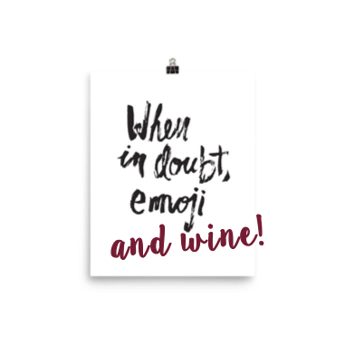 theweeklysip's tweet photo. Words to live by! What's your moto this week? 🍷
.
.
#emojis #emojisandwine #wineemojis #mrkate #insipriation #motivation #wordstoliveby #emojitime #motos @Mrkate https://t.co/6nFeNTOoPI