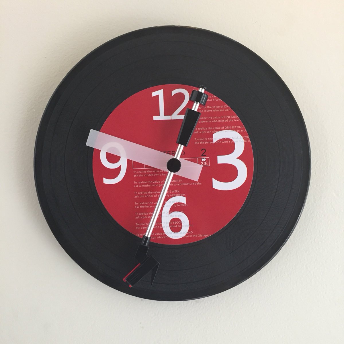 enapy_store's tweet photo. Vinyl Record Wall Clock with a 3D Turntable Stylus on ENAPY! 

Get yours HERE 👉https://t.co/7lGFvB7dmN

#enapy #clock #WallClock #onlineshopping #Gifts #fashion #modernism #giftsformen #giftspiration #giftideas #ModernWallClocks #UnusualProducts #NoveltyItems #ContemporaryClocks https://t.co/6ozl6WGKbc