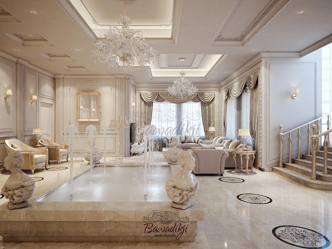 Nabnee on Twitter "تصميم داخلي لصالة عائلة. تصميم مكتب بوادقجي