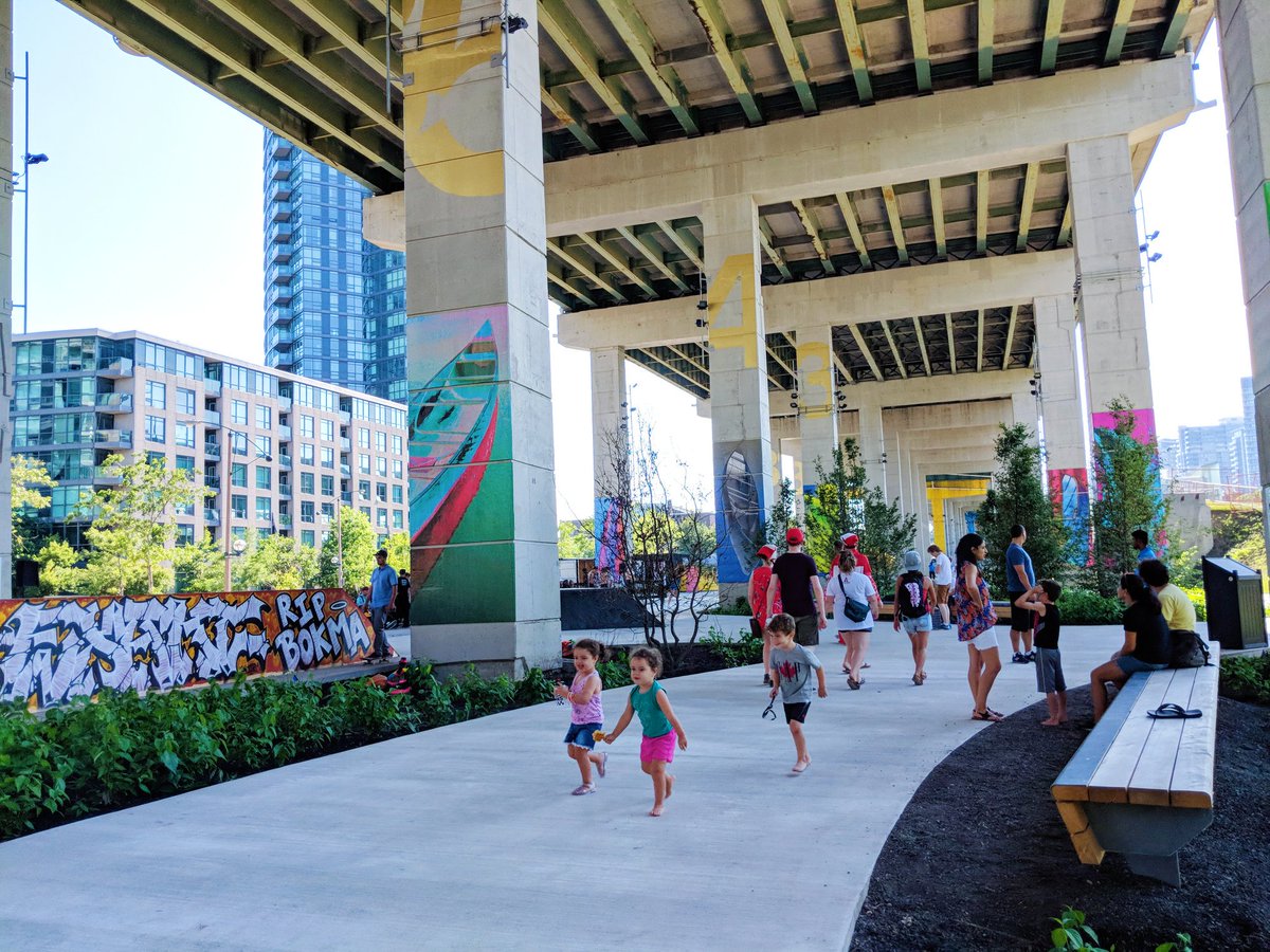 thebentway's tweet photo. That's a wrap for the Opening Weekend of #CITE: A Celebration of Skateboard Arts &amp; Culture. Massive thanks to #BuildforBokma for collaborating with us on this! 🙌

CITE will run until Aug 12. Be sure to check out our free weekend workshops starting July 7! https://t.co/qgCNSYcA0r https://t.co/ujCfDxZWfb