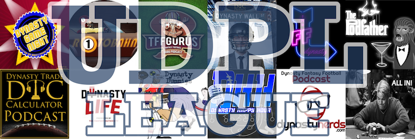 DynastyHHPod's tweet image. The fellas are back, well most of them. @DHH_Tim is out, so @DaFantasyFather and @DHH_Tyler are joined by @TheFFdynasty own @JayWaynesWorld to go over the #UDPL (Ultimate Dynasty Podcasters League) rookie draft. 

dynastyhappyhour.podbean.com/e/ep-127-udpl-…