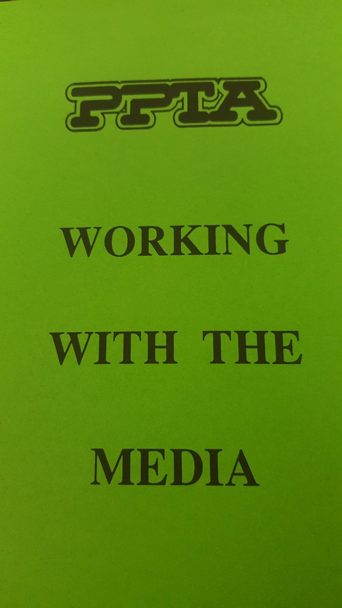 Found our 1994 media guide during office clear out: "For an event of immediate importance you can send a roll of film direct to the newspaper for processing provided it is black and white." #timeshavechanged