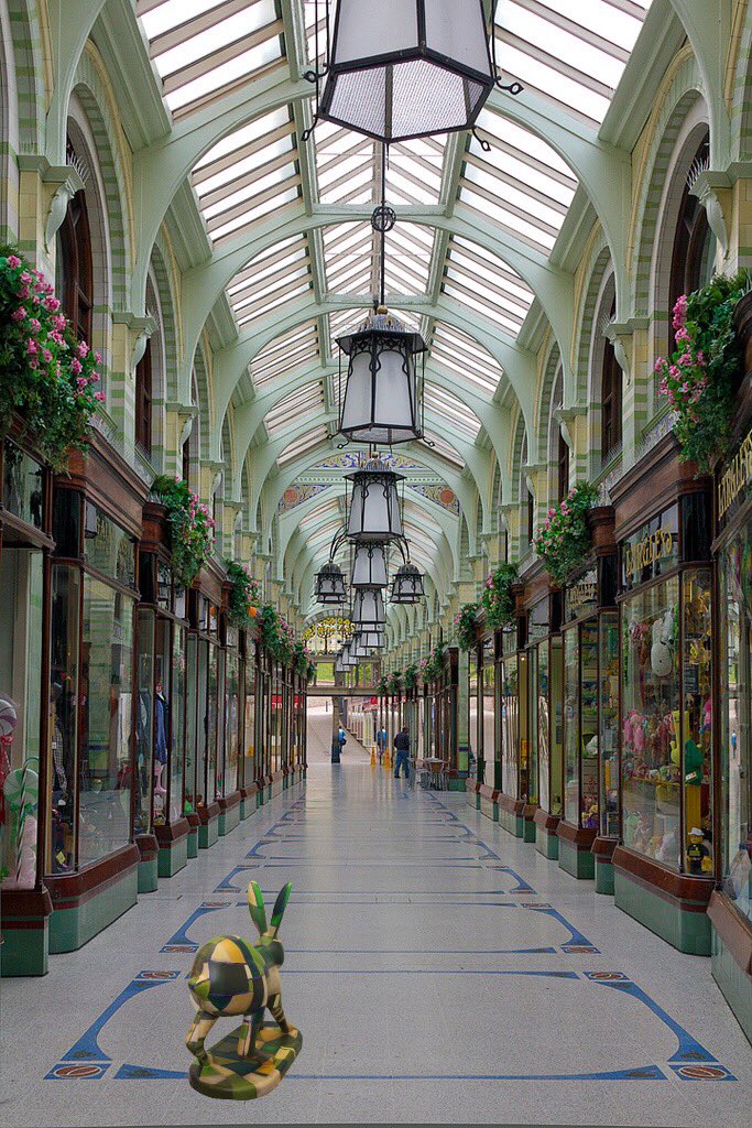 GoGoHareForrest's tweet image. What a beautiful art nouveau inspired shopping area -The Royal Arcade in Norwich! Forrest thinks that this architecture is inspired by Japanese’s art perhaps? @ThetfordAcaduk @GoGoHares2018 @break_charity @TakeYourPlaceHE