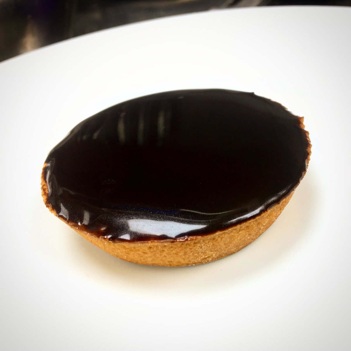Chocolate caramel tart inspired by the master of simplicity at the Sportsman