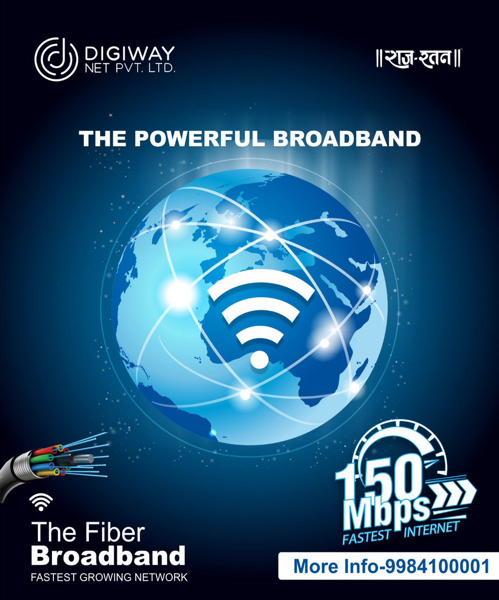 DigiwayNet's tweet photo. THE POWERFUL BROADBAND ...

The Fiber Broadband ... That Has No Limits
Call :- 9984100001

support@digiwaynet.com 
https://t.co/PvJqoO21zR
#kanpur #150MbpsSpeed #FastInternet #FastestInternet #DigiwayNet #unlimited #Download #BESTISPINKANPUR #NOBUFFERING #BESTINTERNETSERVICE https://t.co/A7zaIKkmhO