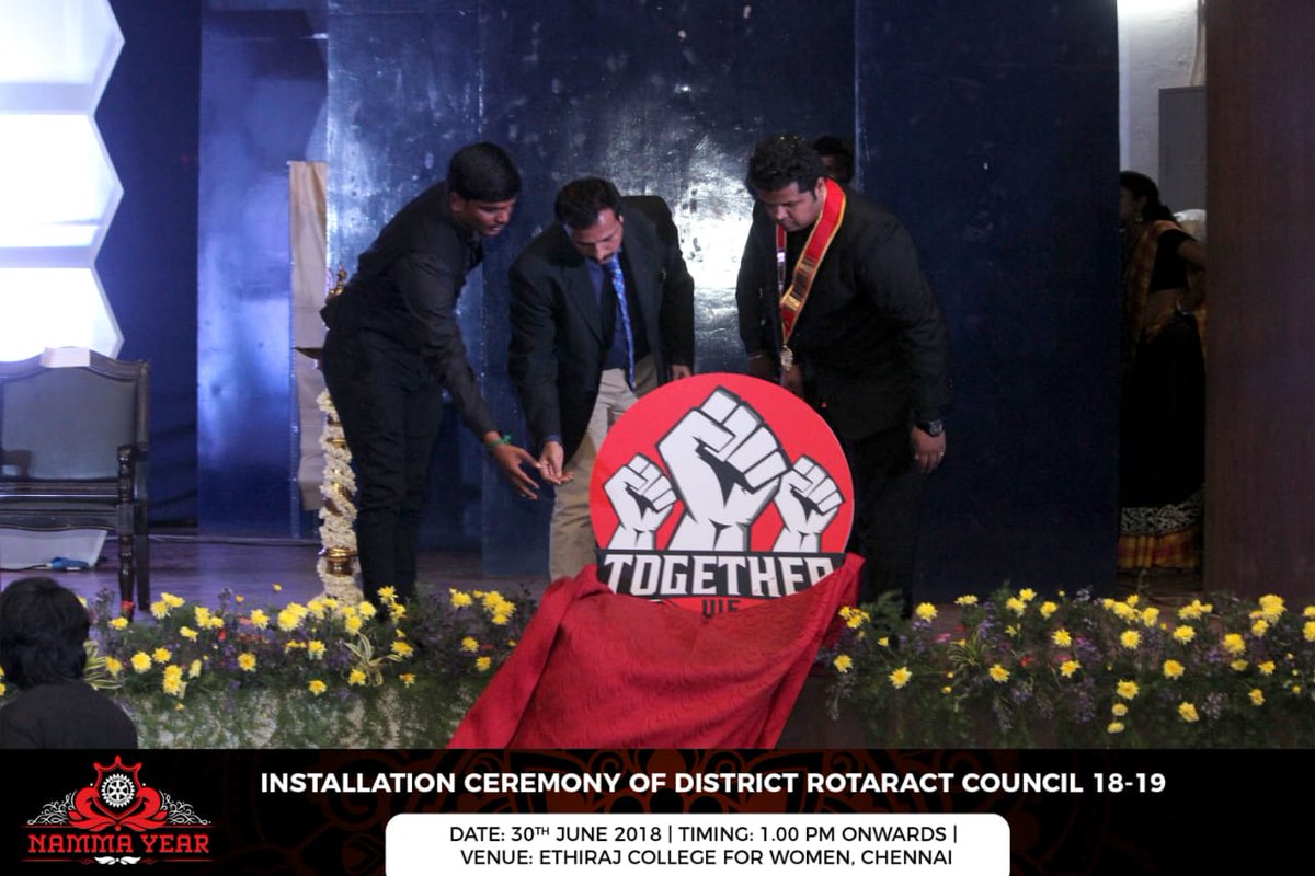 rotaract3232's tweet photo. District Rotaract Council 18-19  did a plethora of launches at #Nammayear namely the Logo, Standee, Letterhead, Mini Directory, Souvenir, Social Media Sites, Rotaract website &amp; Rotaract News website, Event launches such as Assembly, Ryla, District Culturals &amp; District Conference. https://t.co/qg6TQI4uHI