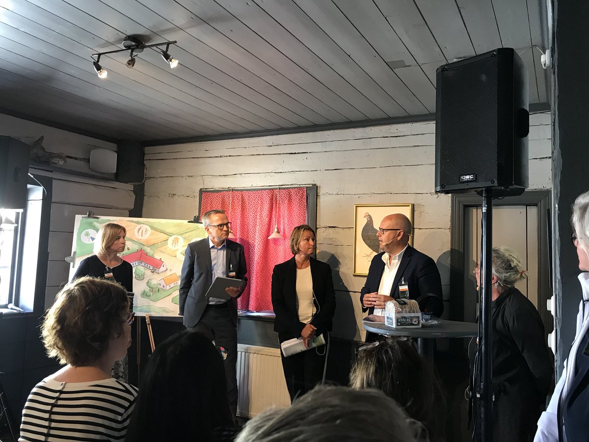 Vi inleder Almedalsveckan med en intressant dialog kring framtidens matförsörjning  <a href="/PolarbrodAB/">Polarbröd AB</a> #almedalen #uthålligförsörjning