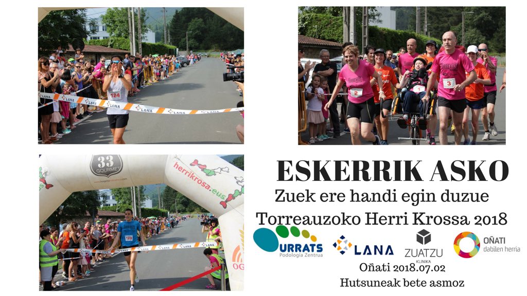 abixaran's tweet photo. Oraindik ezin sinetsi gabiltza atzokoarekin.
ESKERRIK ASKO #Urrats #ZuatzuKlinika @lanascoop eta @BerbiaOnati Torreazuko Herri Krosa habdi egiten laguntzeagatik!
#TorreauzoAbixaran2018
Hutsuneak bete asmoz https://t.co/eCm3S3vqIl